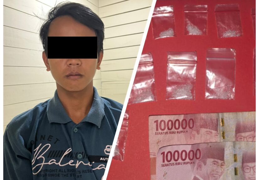 Sembunyikan Belasan Paket Sabu di Bawah Pohon, Pemuda Diciduk Polsek Rungan