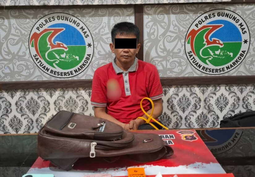 Polres Gumas Berhasil Bekuk Pengedar dan Amankan 10,42 Gram Sabu