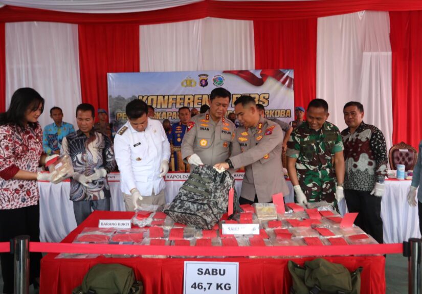 Polres Lamandau Berhasil Gagalkan Penyelundupan Sabu 46,7 Kg, Ini Kata Kapolda Kalteng